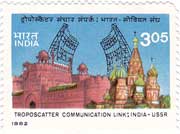 Troposcatter Communication link between India and U.S.S.R