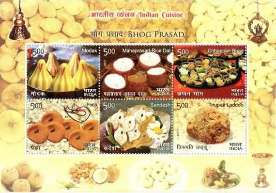 Commemorative Stamps on Indian Cuisine