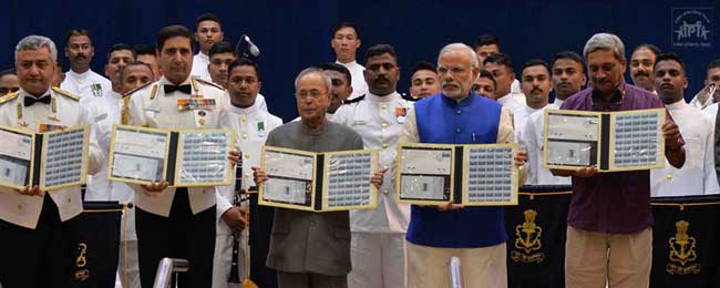 Commemorative Stamp on International Fleet Review