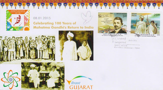 Commemorative Stamps on 100 Years of Mahatma Gandhi’s Return