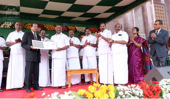 Commemorative Stamp on Dr. M. G. Ramachandran