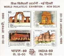 India-89, World Philatelic Exhibition, New Delhi