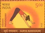 Surya Namaskar - Parvatasana