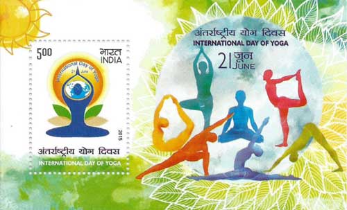 International Day of Yoga Miniature Sheet