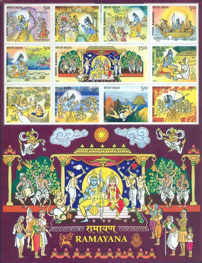 Commemorative Stamps on Ramayana