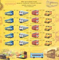 Means of Transport through the Ages Sheetlet 3