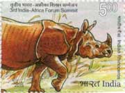 3rd India Africa Forum Summit Rhino