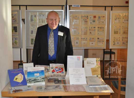 Presentation of Indian Philatelic material and literature at II AIBIBRIA, Zörbig, Germany