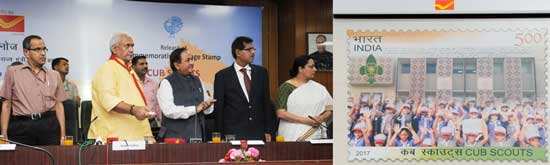 Commemorative Stamp on Cub Scouts