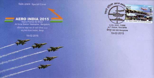 My Stamp and Special Cover released on ‘Aero India 2015’