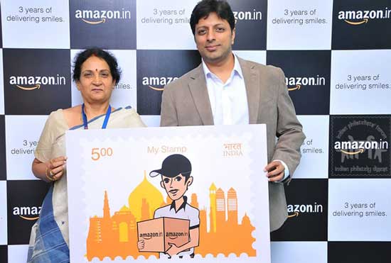 Customised My Stamp on Amazon India 