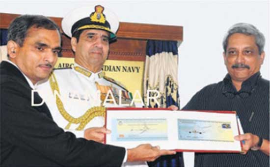 Special cover on dedication of Boeing P 8 I in the service of the nation