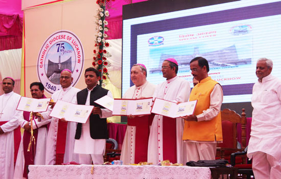 Special Cover on Platinum Jubilee of Catholic Diocese of Lucknow