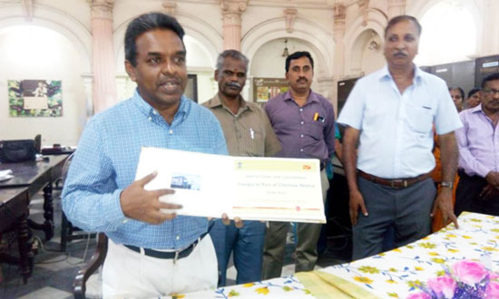 Special Carried Cover on Chennai Metro Rail