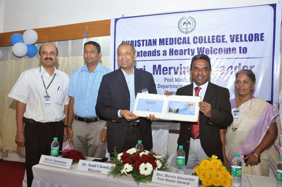 Permanent Pictorial Cancellation at the CMC Hospital Post Office, Vellore