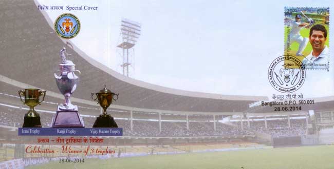 Special Cover on 'Celebration - Winner of 3 trophies'