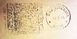 Delwara Temple Permanent Pictorial Cancellation