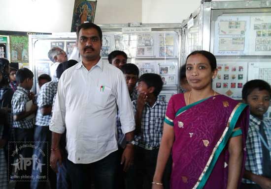 Philatelic Exhibition at Jnana Ganga School, Doddaballapur 