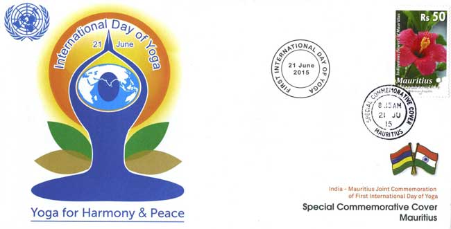 India – Mauritius Joint Commemoration of First International Day of Yoga Day