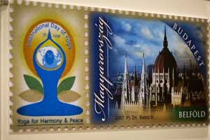 Personalised Stamps on International Yoga Day released by Hungary Post