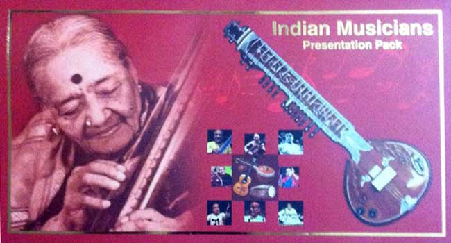 Commemorative Stamps on Indian Musicians