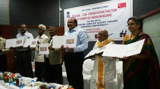 Commemorative Stamps on Indian Musicians