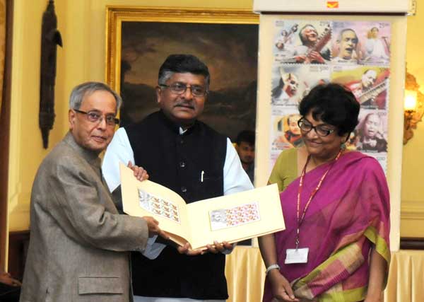 Commemorative Stamps on Indian Musicians