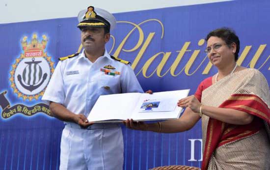 Special Cover on INS Circars Platinum Jubilee