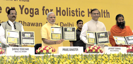 Commemorative Stamp of International Day of Yoga