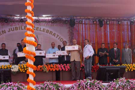 Golden Jubilee of Pt. J. L. N. Memorial Medical College Special Cover
