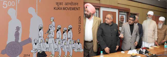 Commemorative Stamp on Kuka Movement released on 24th December 2014.