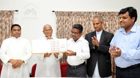 Release of Customised Stamp on Monthfort Brothers of St. Gabriel