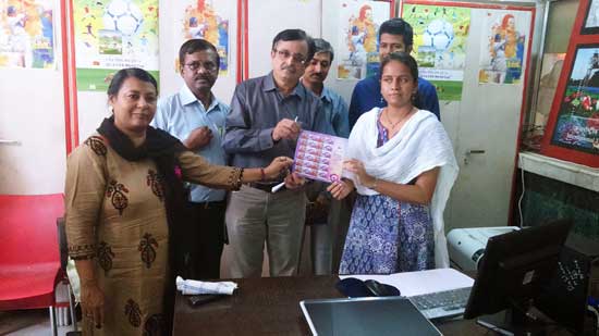 My Stamp lauched at Vadodara Philatelic Bureau