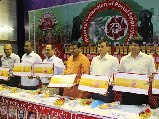 Special Cover on Diamond Jubilee of National Federation of Postal Employees