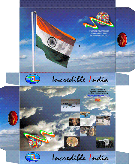 Set of 48 Picture Postcards released by North Karnataka Postal Region