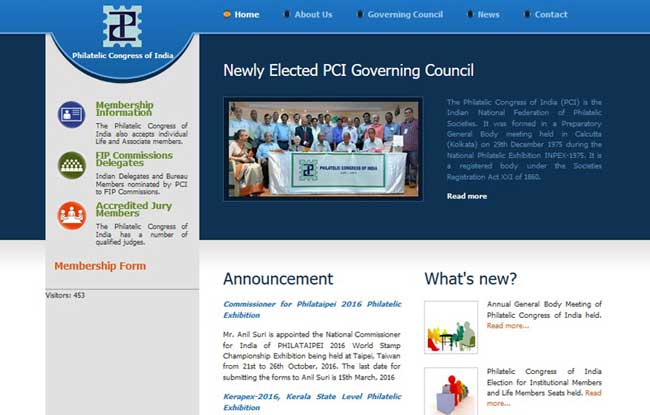 Website of Philatelic Congress of India launched