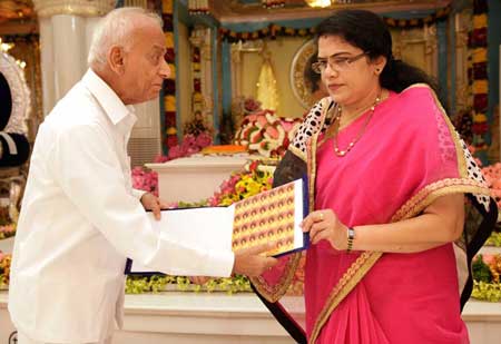 Sathya Sai Baba Stamp Release