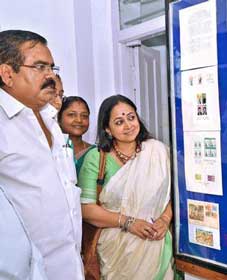 Stamp exhibition on Mahatma Gandhi at Salem