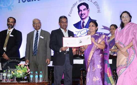 Special cover on 125th Birth Anniversary of V. L. Ethiraj 