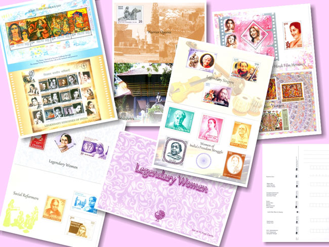 Picture Postcards on Indian Women Achievers